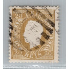 PORTUGAL 1870 Yv 39A DENTADO 12 1/2 ESTAMPILLA DE MUY BUENA CALIDAD 30 EUROS